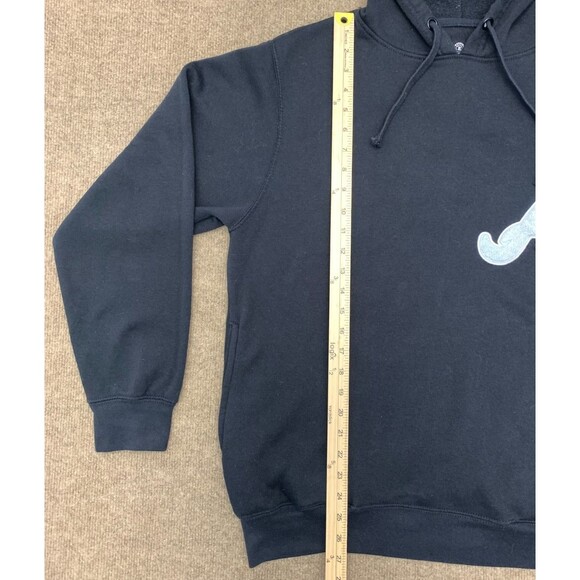 Atlanta Braves Stitches Hoodie Mens M Chenile Spellout Embroidered MLB Pullover - Picture 4 of 9